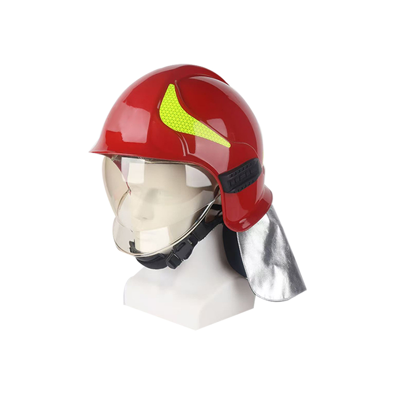 Casco antincendio stile integrale a doppia maschera