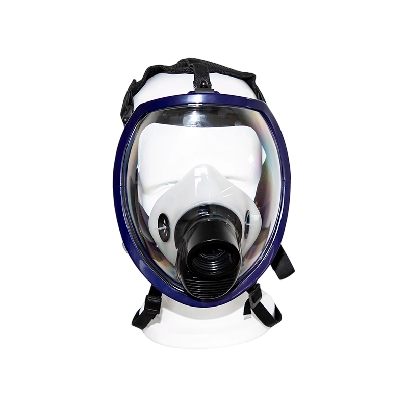 Maschera facciale antigas con contenitore filtrante
